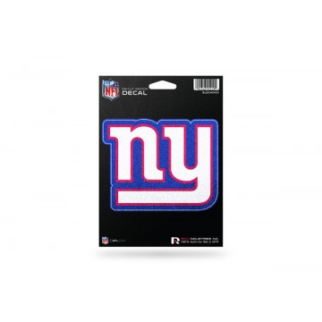 New York Giants Glitter Die Cut Vinyl Decal 